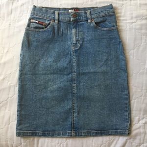 TOMMY mid length skirt VINTAGE